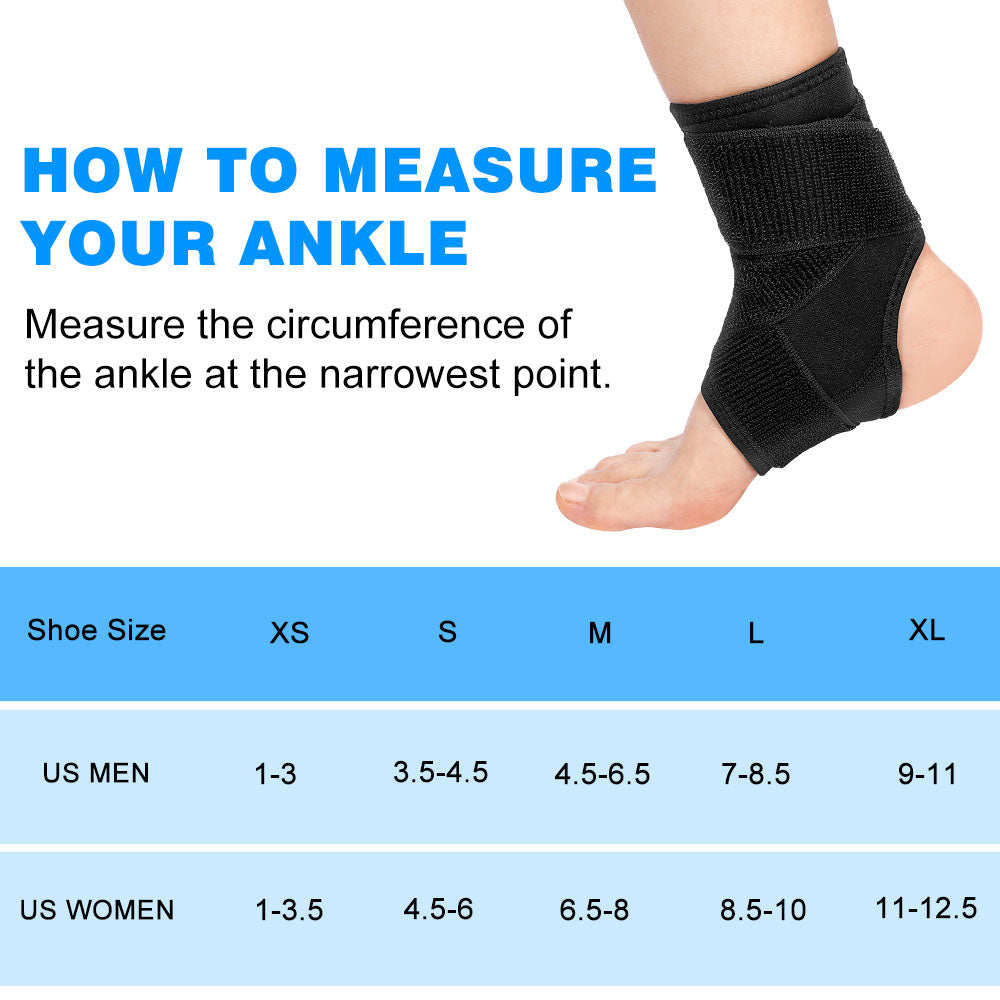 Comfortable Elastic Ankle Support Wrap 2 Pack