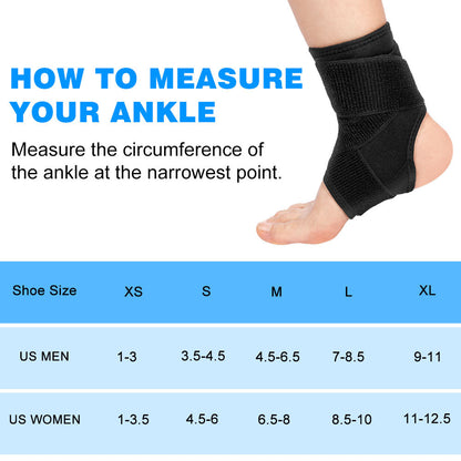 Comfortable Elastic Ankle Support Wrap 2 Pack