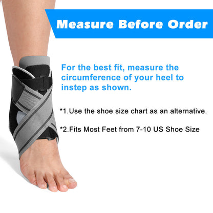 Velthek Comfort Ankle Support Wrap 1 Pack FAH04