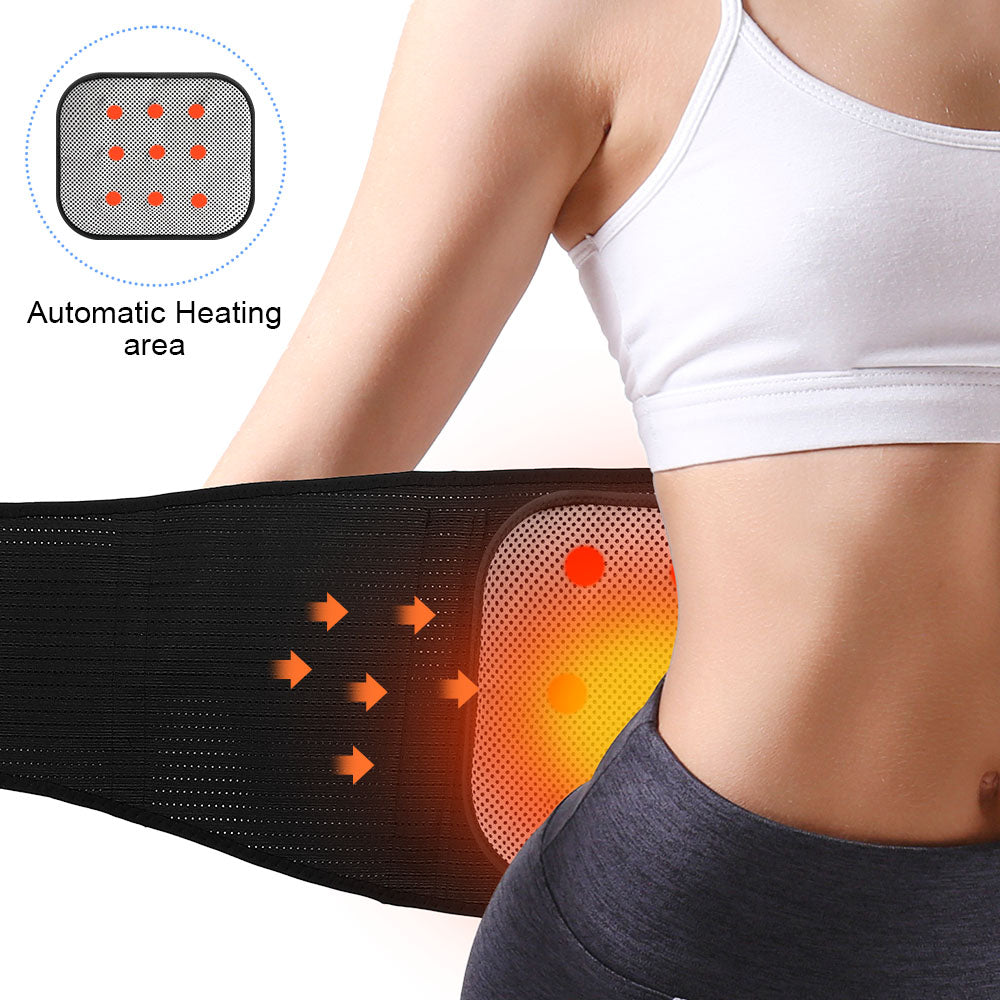Warm Back Support Brace with Detachable Pad