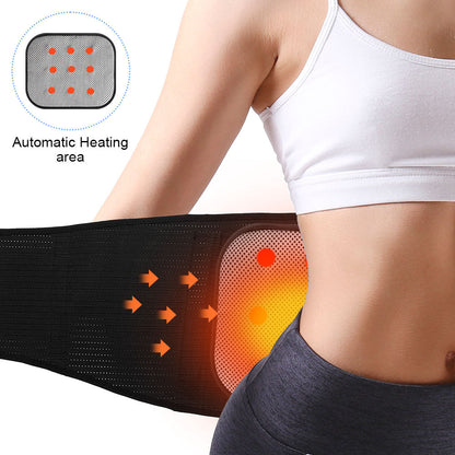 Warm Back Support Brace with Detachable Pad