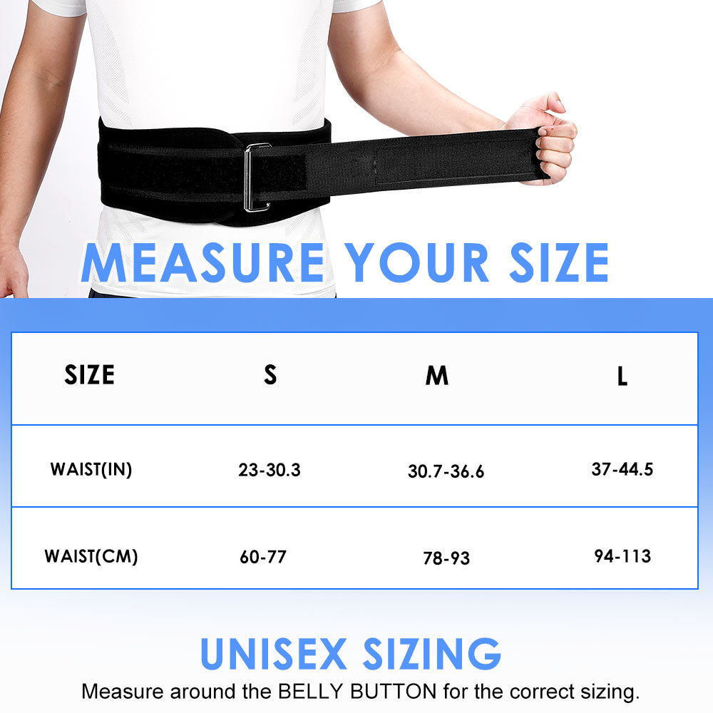 Velthek Back Support with Strong Metal Clasp and Breathable Lining
