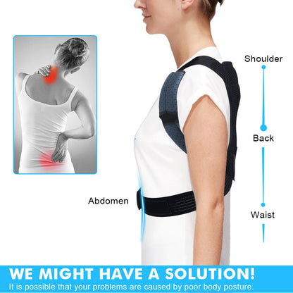 Ergonomic Posture Corrector Back Support Vest
