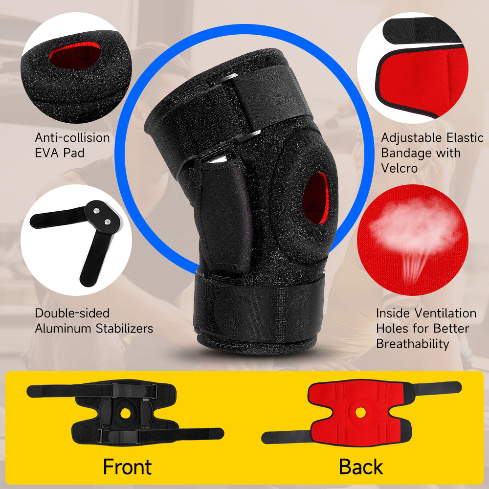 Velthek Adjustable Hinged Knee Support 1 Pack