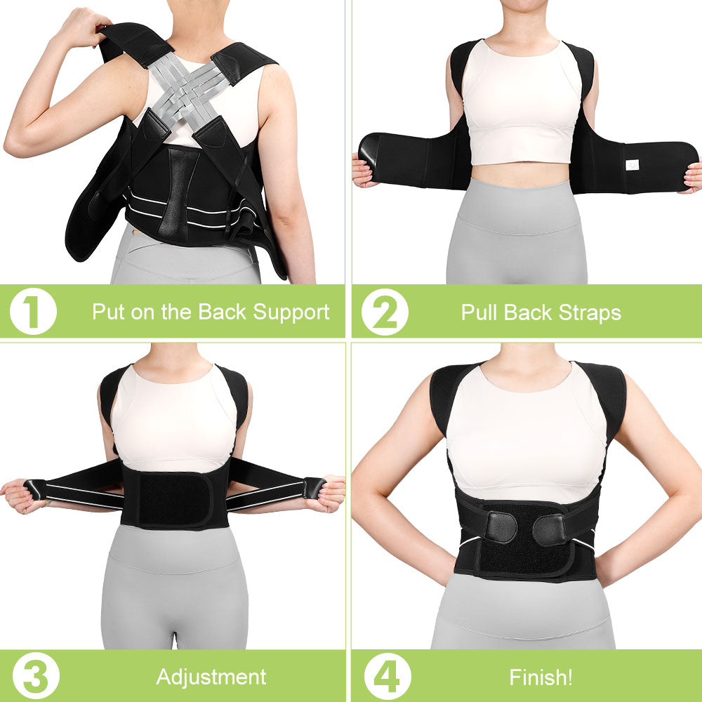 Orthotic Full Back Support for Posture Improvement FBR05