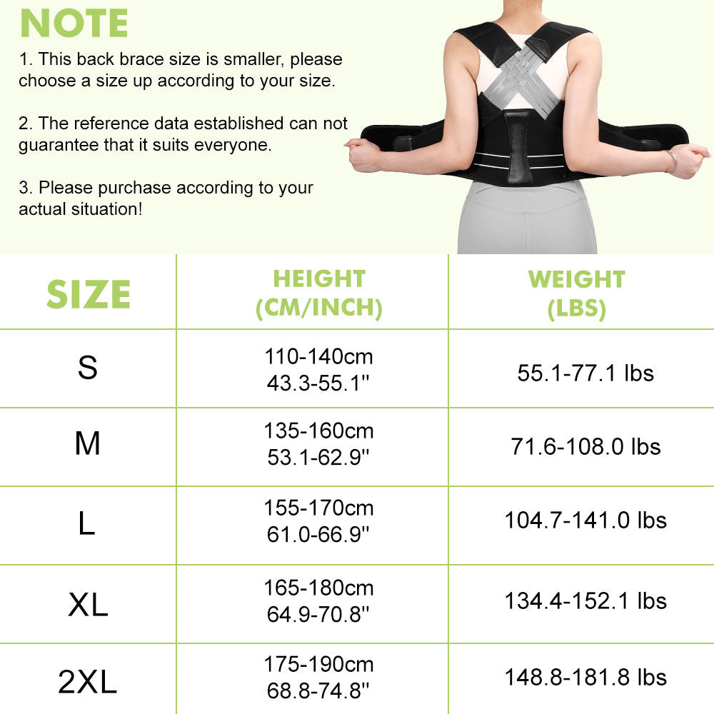 Orthotic Full Back Support for Posture Improvement FBR05