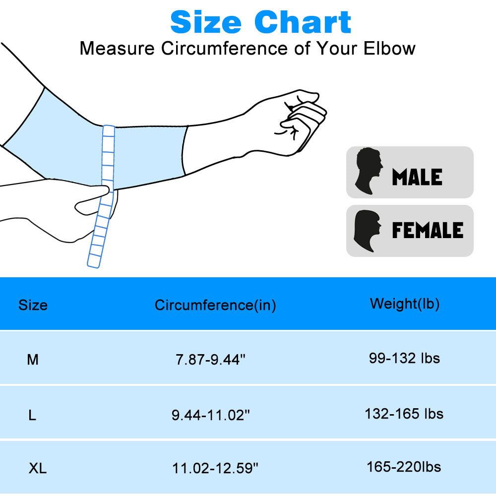 Supportive Elbow Compression Sleeves 2 Pack FER05