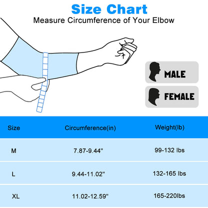 Supportive Elbow Compression Sleeves 2 Pack FER05