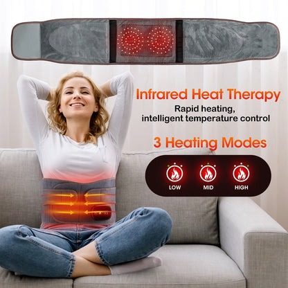 Infrared Heating Waist Massage Belt Vibration