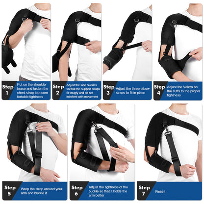 Comfortable Shoulder Sling Support for Rotator Cuff Injury Recovery