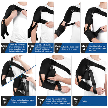 Comfortable Shoulder Sling Support for Rotator Cuff Injury Recovery