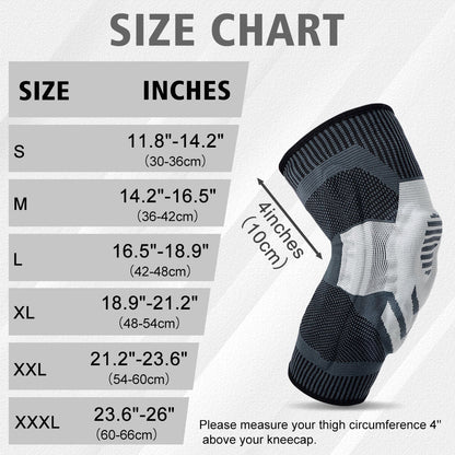 Premium Knee Support Brace for Relief 2 Pack FKR06