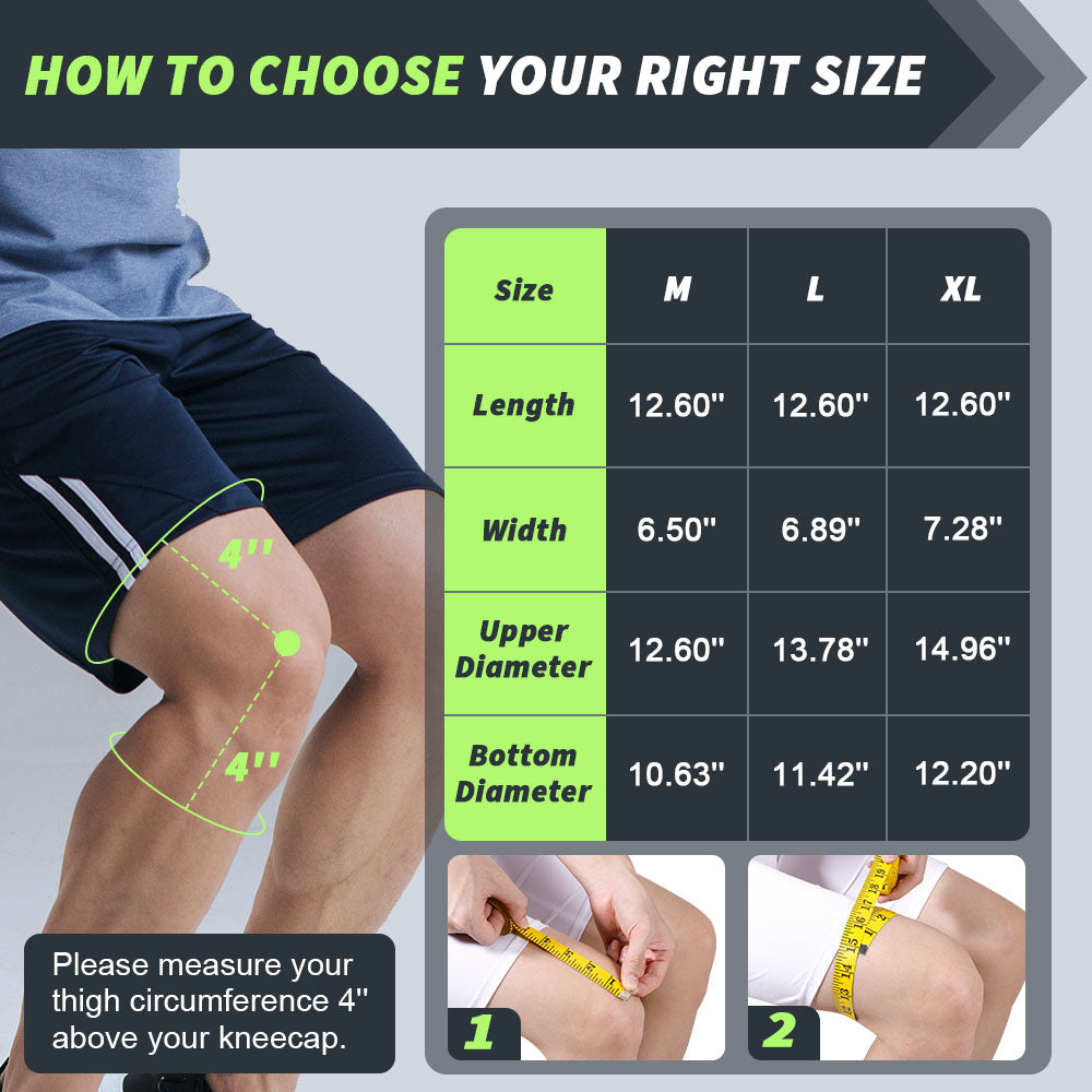 Supportive Athletic Knee Sleeves 2 Pack FKR08