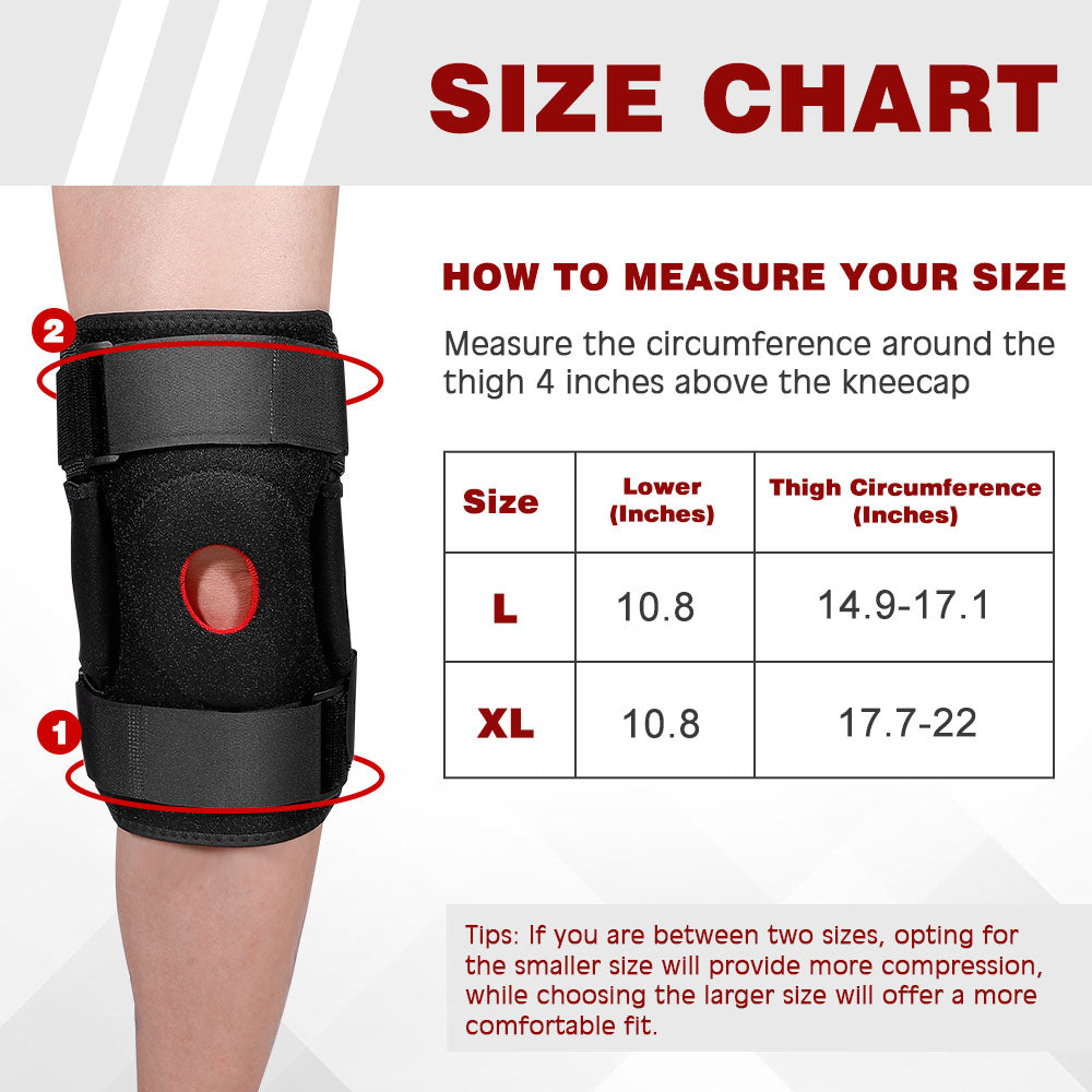 Velthek Adjustable Hinged Knee Support 1 Pack