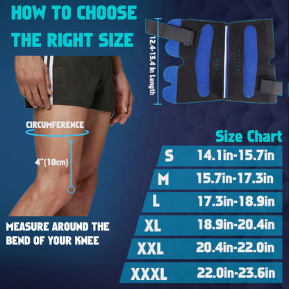 Premium Hinged Knee Support Brace for Relief 1 Pack