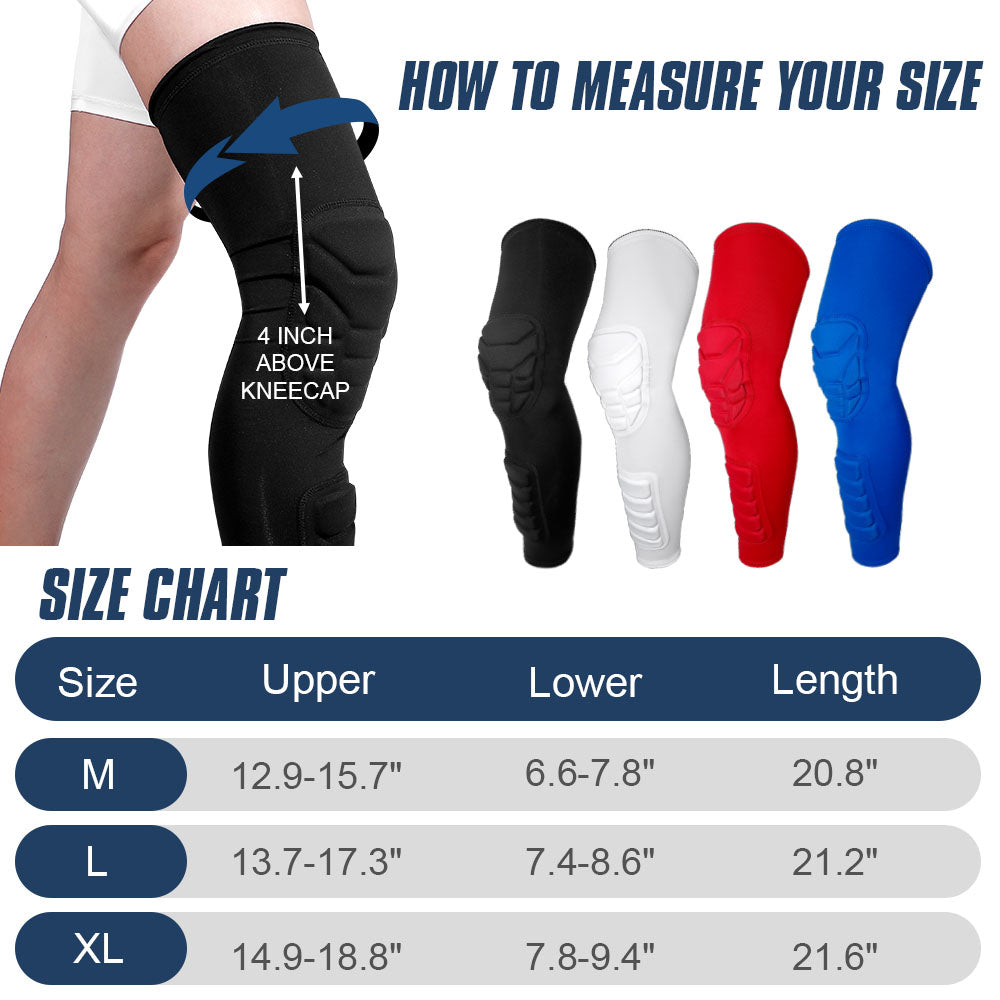 Extended Volleyball Knee Support Sleeves 2 Pack FKR11
