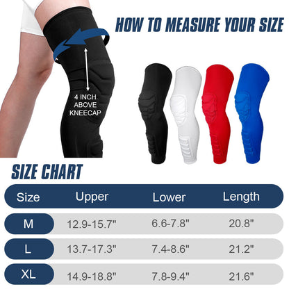 Extended Volleyball Knee Support Sleeves 2 Pack FKR11