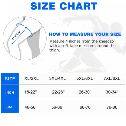 Extra Large Sports Knee Support with Cushion Pad