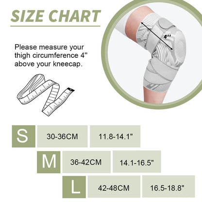Protean Athletic Knee Support Brace with Coil Spring and Gel Pad
