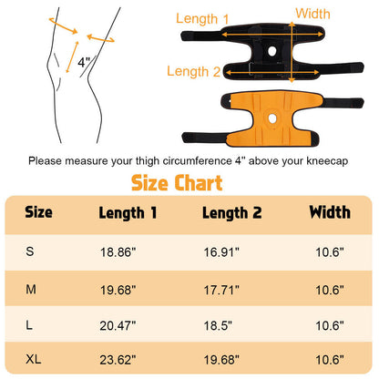 Strong Hinged Knee Support Brace with Metal Stabilizer