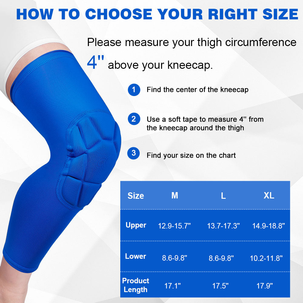Premium Football Leg Guards with Pads and Grip - 2 Pack