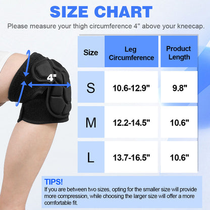 Velthek Protective Volleyball Knee Support Sleeves - 2 Pack