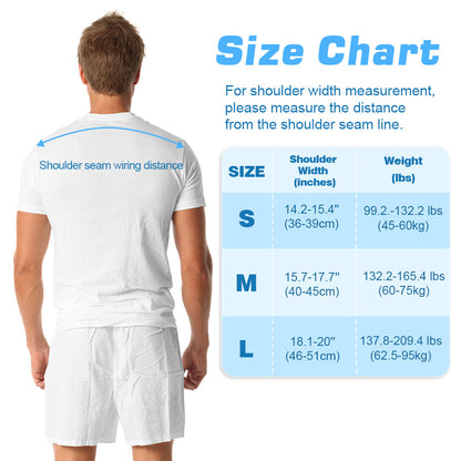 Flexible Sports Double Shoulder Support Brace for Fitness