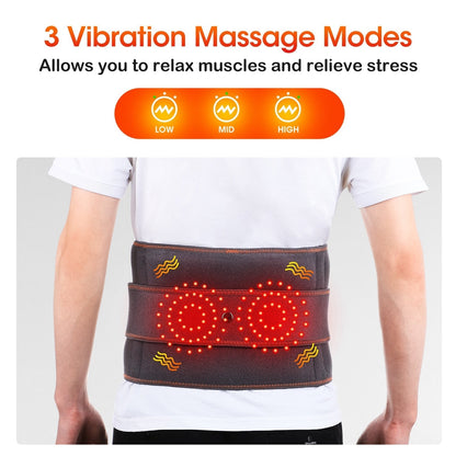 Infrared Heating Waist Massage Belt Vibration