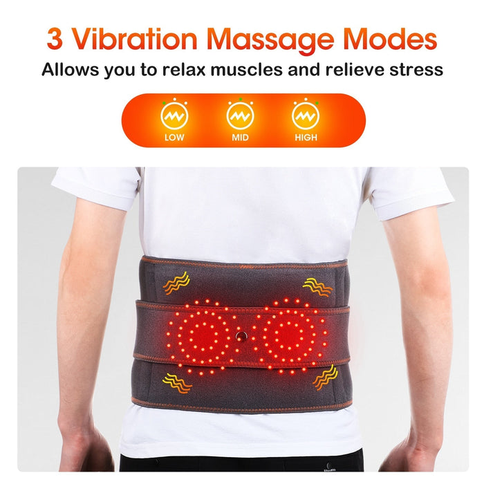 Infrared Heating Waist Massage Belt Vibration
