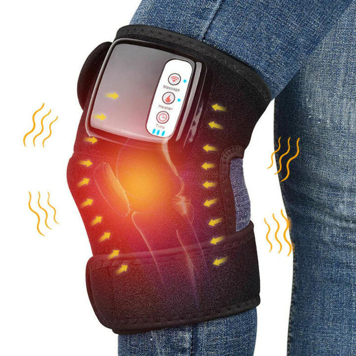 Cordless Knee Massager, Powerful Infrared Heat and Vibration Knee